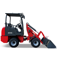 WN08 0,8T Elektrischer Radlader 72V Batterie Kompakter Mini-Lader für Hof- und Gartenarbeit