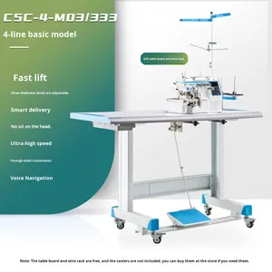 Máquina de Coser <span class=keywords><strong>Overlock</strong></span> Automática Jack, Nuevo Modelo C5, Cuatro <span class=keywords><strong>Hilos</strong></span>, Cinco <span class=keywords><strong>Hilos</strong></span>, Alta Velocidad, Base Plana, para el Hogar - Product Image 6