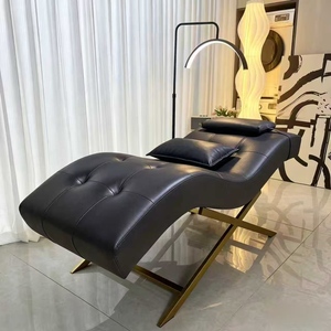 New High-<b>end</b> S-shaped Eyelash Beauty <b>Bed</b> Beauty Salon Specific <b>Bed</b> Embroidered Nail Art Face Washing Ear Picking <b>Bed</b> - Product Image 6