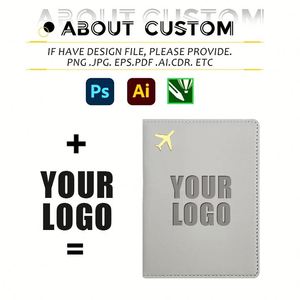 Clip para Pasaporte de Cuero Moderno, Multifuncional, con Bolsillo para Documentos, Logotipo Personalizable y Marca Personalizada, Gran Venta - Product Image 3