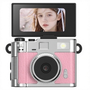 กล้องจิ๋ว S169 แบบจี้ห้อยคอ หน้าจอพลิกได้ ดีไซน์ทันสมัย ฟิลเตอร์หลากหลาย พร้อมแฟลช ตัวเลือกสีสันสวยงาม สร้อยคอแฟชั่น สายดาต้าแบบประหยัดพลังงาน - Product Image 1