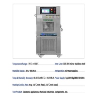 Chambre d'essai climatique programmable de laboratoire à température et humidité constantes, simulateur environnemental, équipement de test environnemental