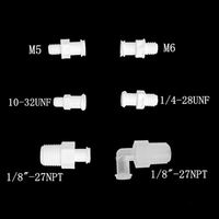 Connecteurs de tubes flexibles basse pression en PP, raccords cannelés en plastique Luer Lock, certifiés ROHS
