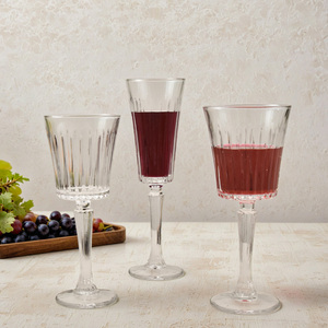 גלידת פסים זכוכית יין זכוכית דפוס שמפניה זכוכית זכוכית סט סט כלים סגנונות שונים צבע כוסות קוקטייל גובלטים - Product Image 3