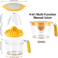 Presse-agrumes manuel pour fruits, outil de cuisine, machine à jus de citron, outils pour fruits, presse-agrumes