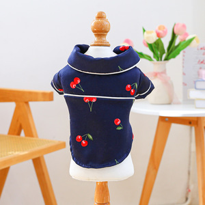 PETCIRCLE Pijamas de Primavera/Verano para Perros y Gatos, Antideslizantes, con Diseño de Cerezas - Product Image 5