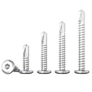 Tornillo Autoperforante de Cabeza Plana Hexagonal de Acero Inoxidable 410 Tianzhuo Hardware M5 M6 para Barandillas - Product Image 5