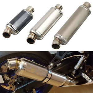 Silenciador de Escape Universal para Motocicleta de Acero Inoxidable de 51 mm, Tubo de Escape de 310, 370, 440 mm, 100cc-<span class=keywords><strong>1000cc</strong></span>, <span class=keywords><strong>ATV</strong></span>, GP, Scooter para Fz6, Pcx125 - Product Image 3