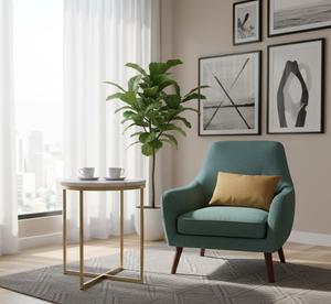 Mesa Consola de Muebles Contemporáneos de Alta Calidad, Diseño Moderno, Aluminio Duradero, para Sala de Estar, Dormitorio, Apartamento, Comedor - Product Image 2