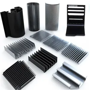 Customized Extruded LED Non-Standard Aluminum Heat Sink Profile for Large Heat Dissipation