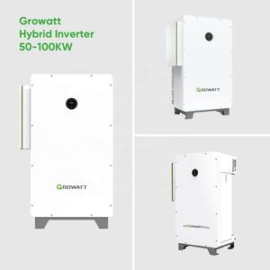 ระบบไฮบริดโซลาร์เซลล์แบบสามเฟสออฟกริด Growatt 50kW 100KW ออนดูเลอร์โซลาร์ไฮบริดแรงดันสูง - Product Image 2