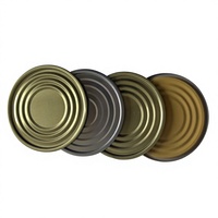 Couvercles inférieurs en métal pour boîtes de conserve alimentaires Silver Snack, modèle anti-déversement à huit points, 202, 52 mm, en fer blanc TFS