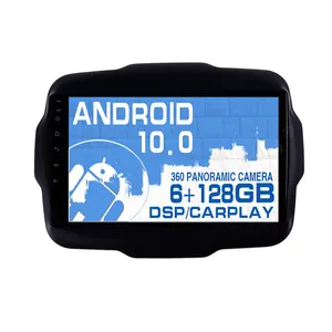 Android 10 For Jeep Renegade 2014-2018 Car Multimedia Video Player GPS Navigation Autoradio Head Unit Audio