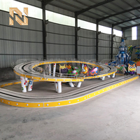 Nova Rides Amusement Mini Car Shuttle Roller Coaster Train Equipment MS-HT Mini Electric Shuttle Bus Mini Shuttle Rides Sale