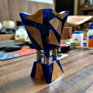 Mejor quemador de incienso de resina y madera unidos, difusor de aromaterapia de resina y madera, quemador de bukhoor hecho a mano, soporte para varillas de incienso - Product Image 1