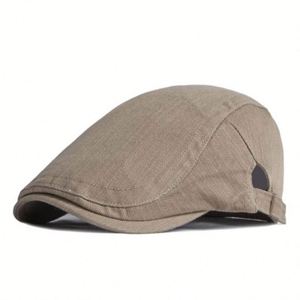 Wholesale Solid Color Plain <b>Summer</b> Gatsby Ivy <b>Caps</b> Vintage Adjustable <b>Flat</b> <b>Cap</b> Outdoor Unisex Newsboy Hat for Men - Product Image 6