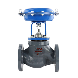 Válvula de Globo Neumática de Diafragma de Acero al Carbono Tipo On/Off de Asiento Único ZMQP-PN16 para Cierre Neumático - Product Image 2