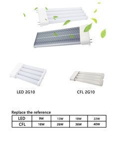Luminaria LED con accesorio 2G10 Equivalente a 9W-Reemplazo directo para lámparas P hilips/O SRAM CFL PL - Product Image 5