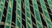 Tissu en velours lurex bicolore extensible dans quatre sens en polyester et élasthanne avec effet d'ondulation d'eau pour vêtements, chaussures et accessoires