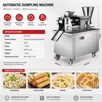 Machine à raviolis automatique multifonctionnelle, machine commerciale pour samosas, curry puffs, wontons et produits surgelés, 40 pièces/min