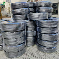Tuyau flexible en fibre tressée de 10 mm en PVC pour oxygène et acétylène, raccords d'air, tuyau de compresseur de haute qualité de 8 mm, tuyau de gaz