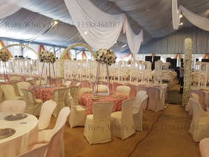 Khung nhôm một hình dạng lớn ngoài trời carpas Para eventos Trắng Wedding party tổ chức sự kiện marquee Nhà thờ Lều để bán - Product Image 4