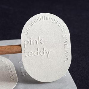 Wholesale 3D Embossed logo Textured Paper Self Adhesive Sticker <strong>Labels</strong> Matte <strong>Circle</strong> Bump Box Sealing Stickers <strong>Labels</strong> - Product Image 6