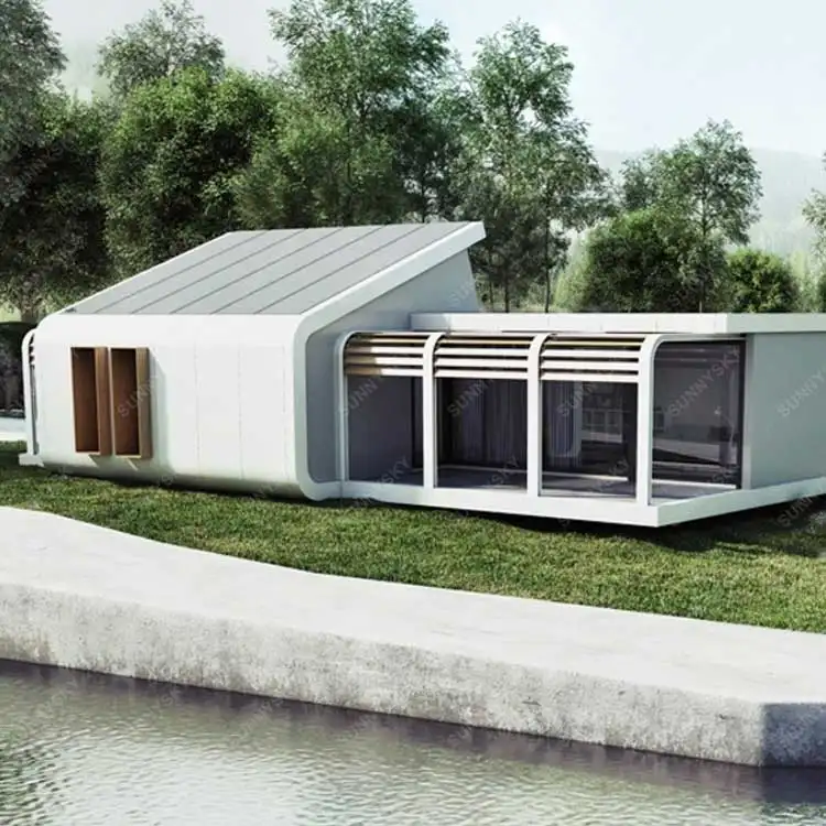 Moderne Prefab Container Huis 2 3 4 5 6 Slaapkamers Geprefabriceerde Luxe Duurzame Villa Huis Met Badkamer En Keuken 1bh In Panama