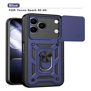 เคส Lichicase แบบหลายชั้นพร้อมขาตั้งแม่เหล็ก สำหรับ Tecno Spark 50 Pova Curve 2 - Product Image 4