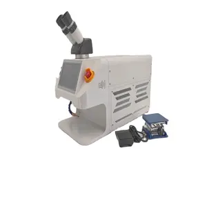 60W 100W Small Portable Jewelry Yag Laser Welding Machine laser power supply and welding system