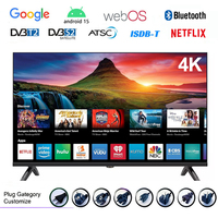 Televisor LED Inteligente Ultra Delgado de 100 Pulgadas con HDR, Sistema Android WebOS, Google TV, Control Remoto por Voz, WiFi, Bluetooth, USB, Múltiples Interfaces, para el Hogar