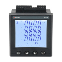 Medidor de Energía Multifunción Acrel APM800 3 KWH, Protocolo RS485 Modbus-RTU, Precisión de 0.5s, Análisis de Calidad de Energía para Subestaciones y Cuartos de Distribución