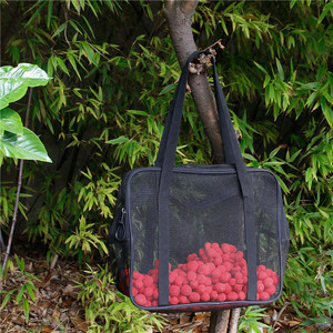 Sac en filet noir pour sécher les appâts de pêche, pour usage extérieur avec conception ventilée - Product Image 3