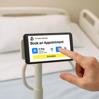 Écran tactile intelligent PoE mural de 5,5 pouces sous Android 14 pour la réservation de salles d'hôpital et de cliniques