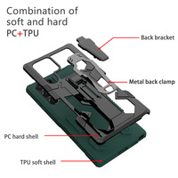 Armure Ceinture Clip Stand Case pour Samsung Galaxy S25 S24 S23 S22 S21 S20 Ultra S25 + Plus S23 S21 S20 FE Housse De Protection Antichoc