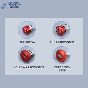 زر طاقة فطر 12 فولت مقاوم للماء 16 19 زر تبديل IP65 لحظة دفع فولاذية معدنية - Product Image 5