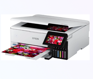 Imprimante multifonction couleur sans fil Epson EcoTank Photo ET-8500 avec scanner, copieur, Ethernet et écran de 4,3 pouces - Product Image 1