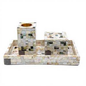 Arabic Incense Burner Mabkhara for Home Fragrance <b>Eid</b> Mubarak and Ramadan <b>Gifts</b> Exclusive Handcrafted Mother of Pearl - Product Image 1