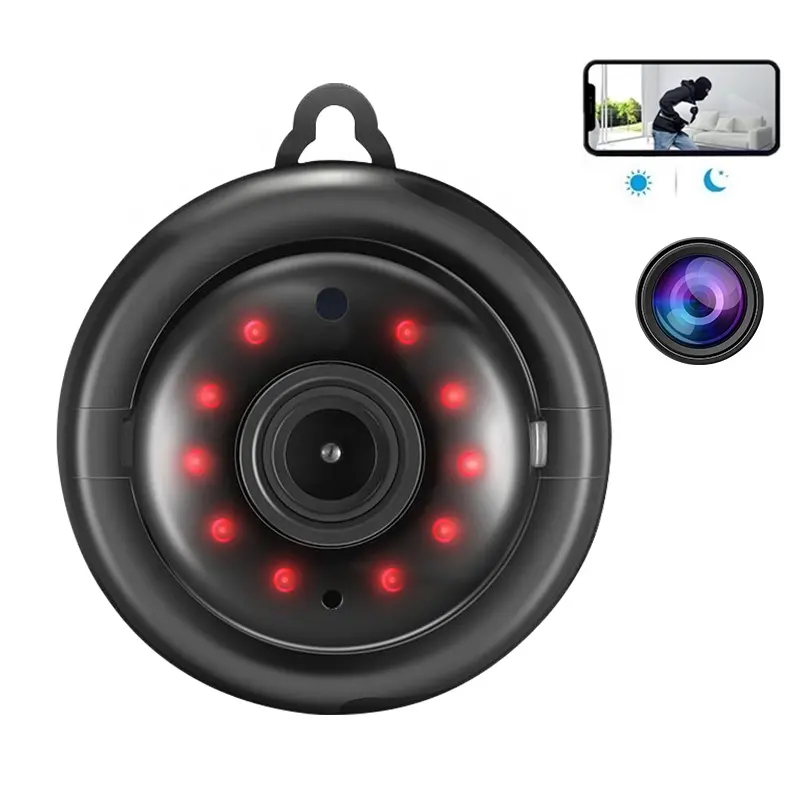 IP-камера V380 беспроводная, HD 1080P, Wi-Fi, с инфракрасным ночным видением и датчиком движения