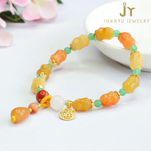 कीमती पत्थर के रत्न और जेड कंगन हल्के कंगन और सफेद रंग के कंगन - Product Image 6