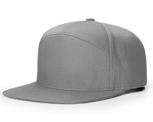 Casquette de camionneur à 7 panneaux avec logo personnalisé Chapeau de golf classique à protection solaire avec lanière en cuir réglable à l'arrière - Product Image 1