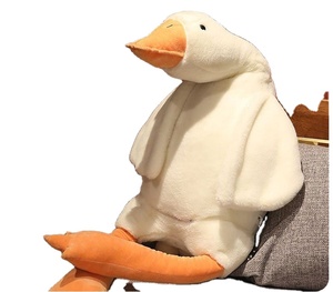 Peluche Gigante a Forma di Oca Bianca, Cuscino Morbido per Dormire, Regalo per Bambini, 50-130cm - Product Image 4