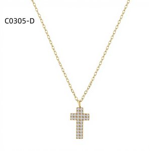 Amy Amy <b>Cross</b> Pendant Necklace Rhodium Plated Cubic Zirconia Women's Everyday Jewelry Gift Fashion Classic Style - Product Image 2