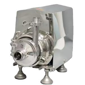 0.75KW 380V/50HZ Pompe centrifuge triphasée sanitaire en acier inoxydable SS304 à moteur antidéflagrant pour le transfert d'alcool Tri Clamp - Product Image 1