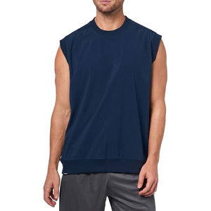 Premium Quality Men's Casual Gym Workout Tank Top 100% Polyester Breathable Muscle <b>Athletic</b> T-Shirt Fitness Wear 2026 Cheap - Product Image 1