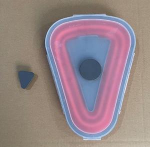 Silicone Stackable Pizza Holder Reusable Portable <b>Collapsible</b> Pizza <b>Storage</b> Container Lid 3 Compartments Leak Proof Dishwasher - Product Image 6