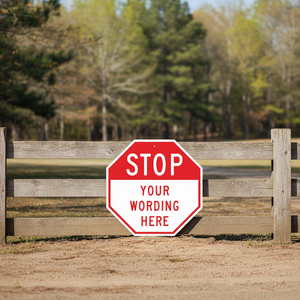 Panneau <span class=keywords><strong>Stop</strong></span> Personnalisé en Aluminium 12x12 Pouces - Réutilisable, Résistant aux Intempéries, Panneau de Signalisation Routière Réfléchissant à Vendre, OEM Accepté - Product Image 5