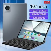 Tablet PC Android Bisnis Terbaru dengan Layar 2K Android 12.0 RAM 16GB ROM 512GB Kamera Depan Kartu SIM 4G Tablet untuk Pelajar