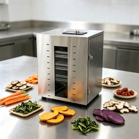 Déshydrateur alimentaire à circulation d'air chaud, type plateau en acier inoxydable, four de séchage pour légumes et fruits, machine de séchage commerciale