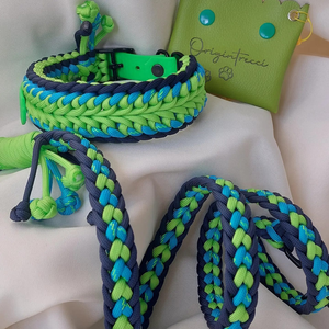 Verstelbare Hond Touw Riem Xxl Nylon Reflector Luxe Design Gevlochten Perro Paracord Kralen Collares De Macrame Hond Riem En Halsband - Product Image 1